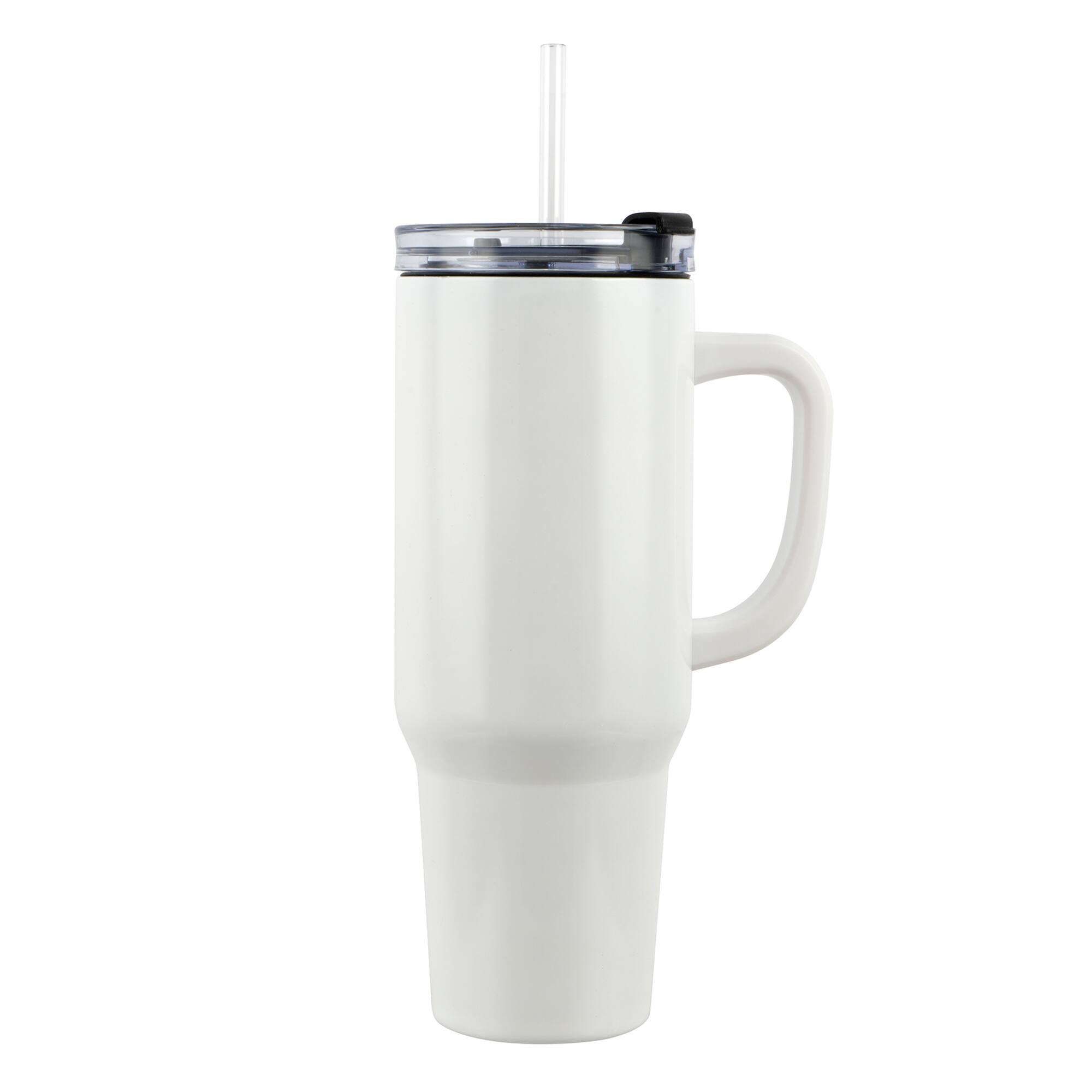 12 Pack: 40oz. Stainless Steel Sublimation Tumbler with Handle by Make Market®